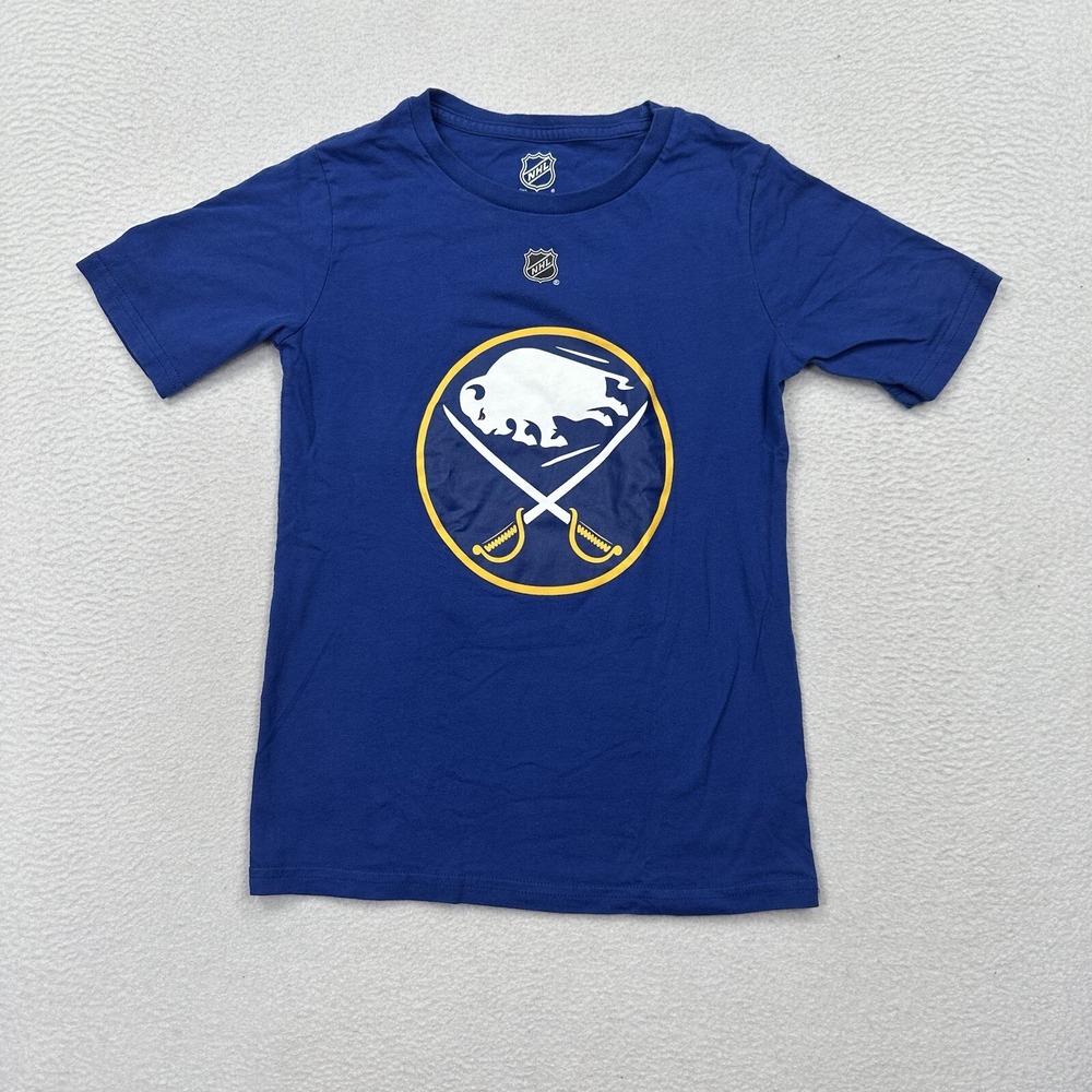 Buffalo‎ Sabres Jeff Skinner #53 T Shirt Youth Size Small Blue NHL